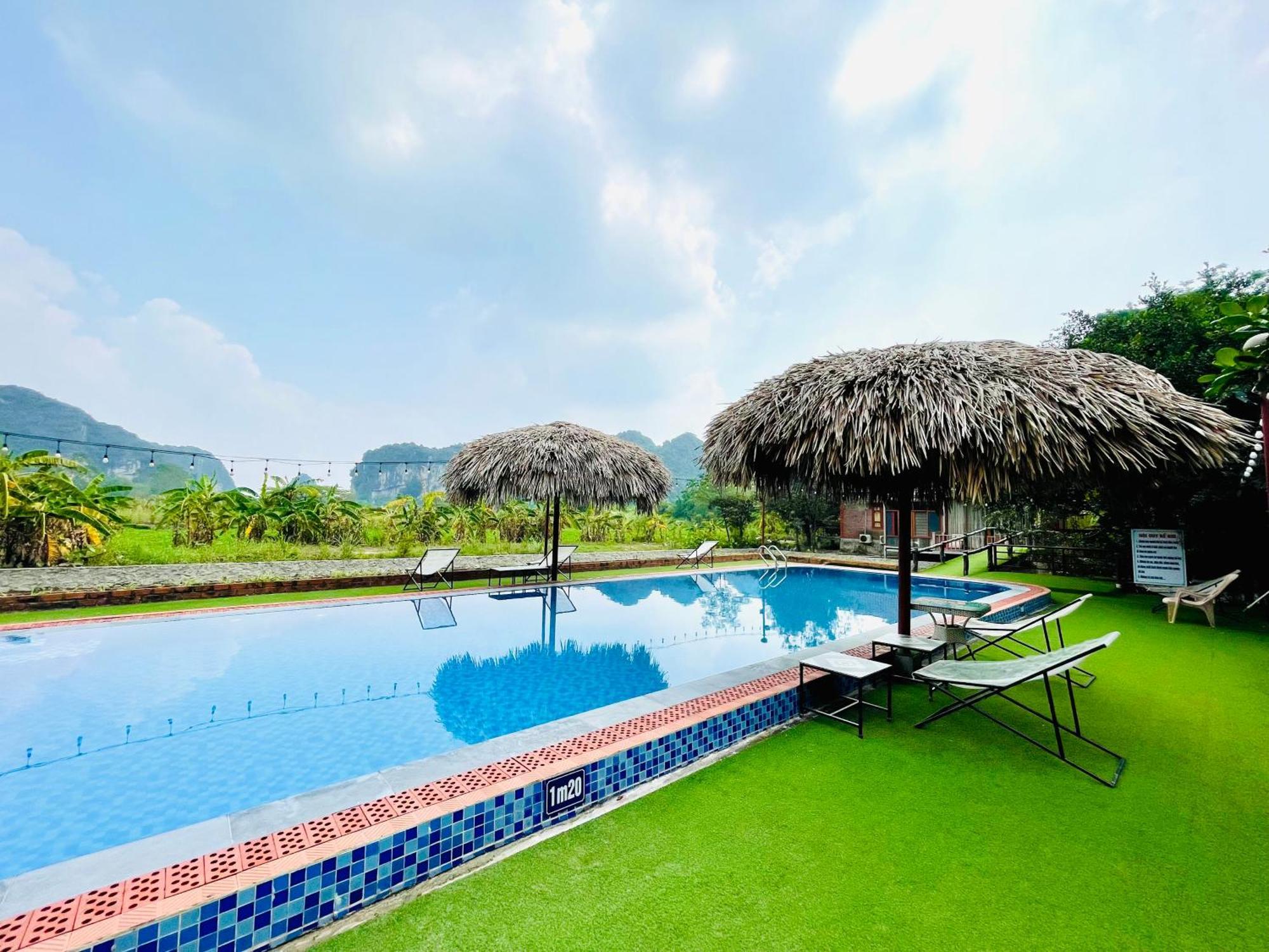 Trang An Lotus Lake Homestay นิญบิ่ญ ภายนอก รูปภาพ